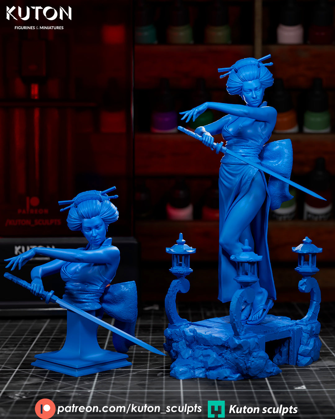 Hoshiko 3D Printed Model Statue / Bust 10 Scale