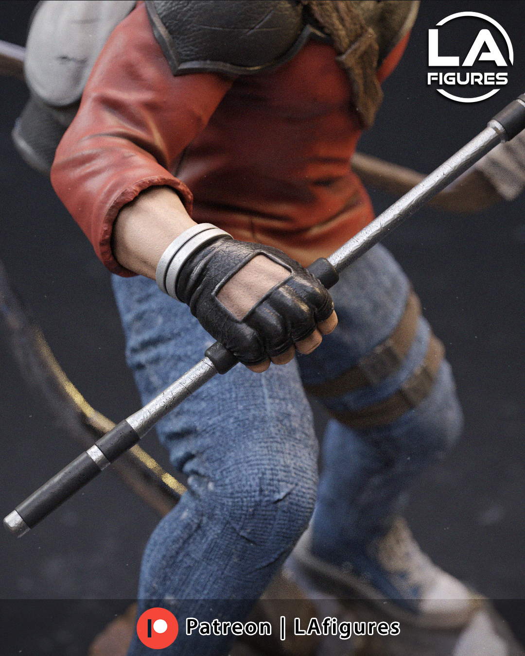 Casey Jones (TMNT) Statue - Fan Art 10 Scale (205mm) 3D Print Kit