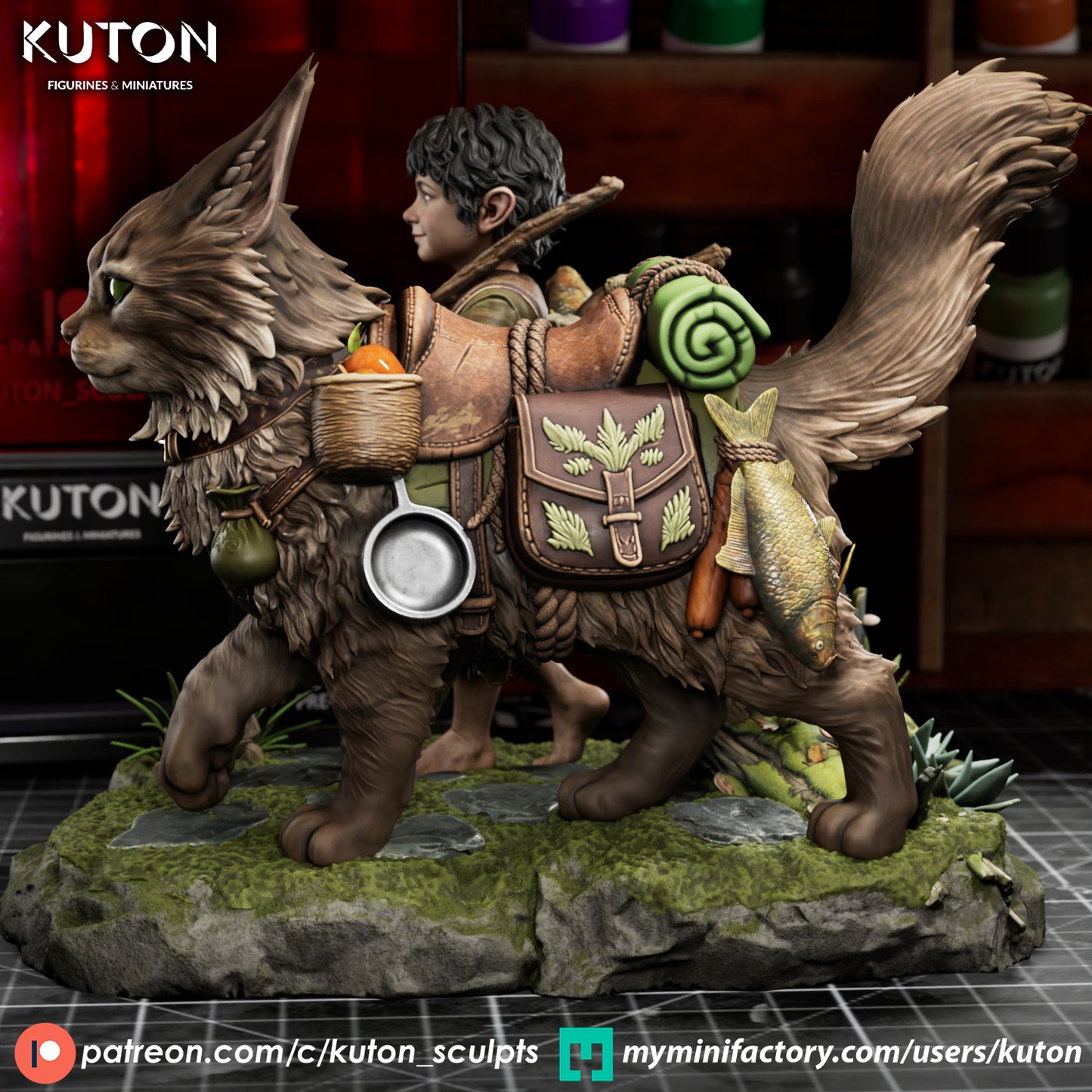 Wayferers 3D Printed Statue - Miniature and 10 Scale available