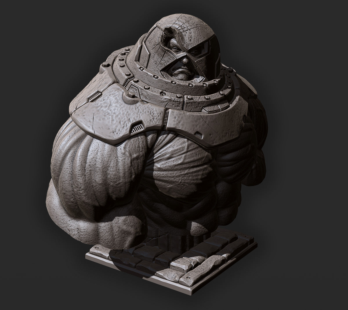 Juggernaut (Marvel) Bust - 94mm to 188mm 3D Print (Fan Art)