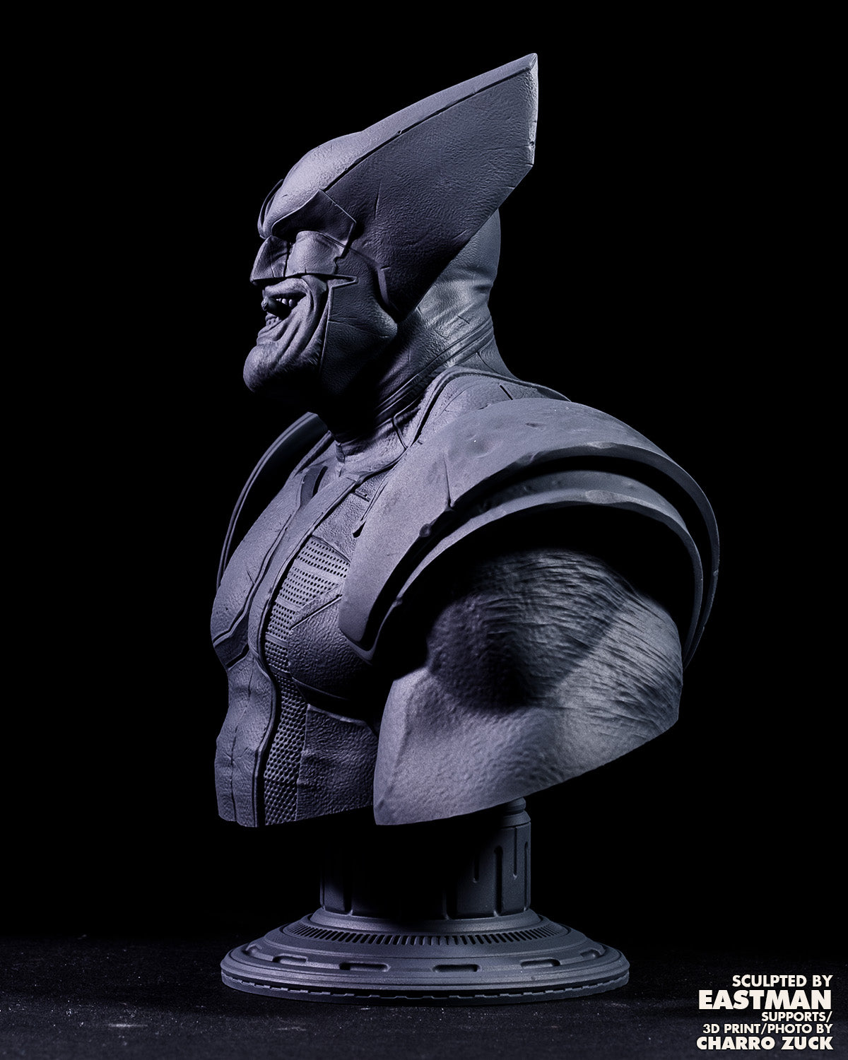 Wolverine (X-Men) Bust - 218mm to 109mm 3D Print (Fan Art)