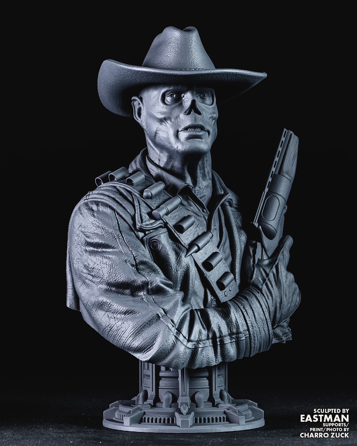 The Ghoul (Fallout) Bust - 272mm to 163mm 3D Print (Fan Art)