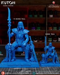 Conan the Destroyer 3D Printed Model - Unpainted and Unassembled