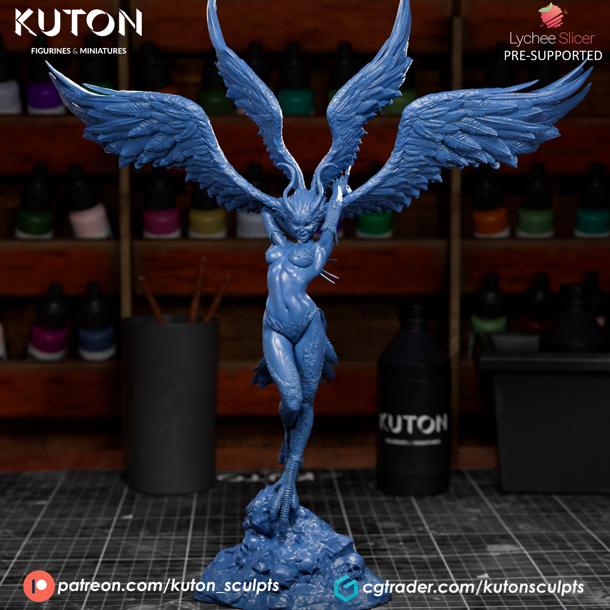 Serine Statue - 1/11 scale - 3D Print Kit