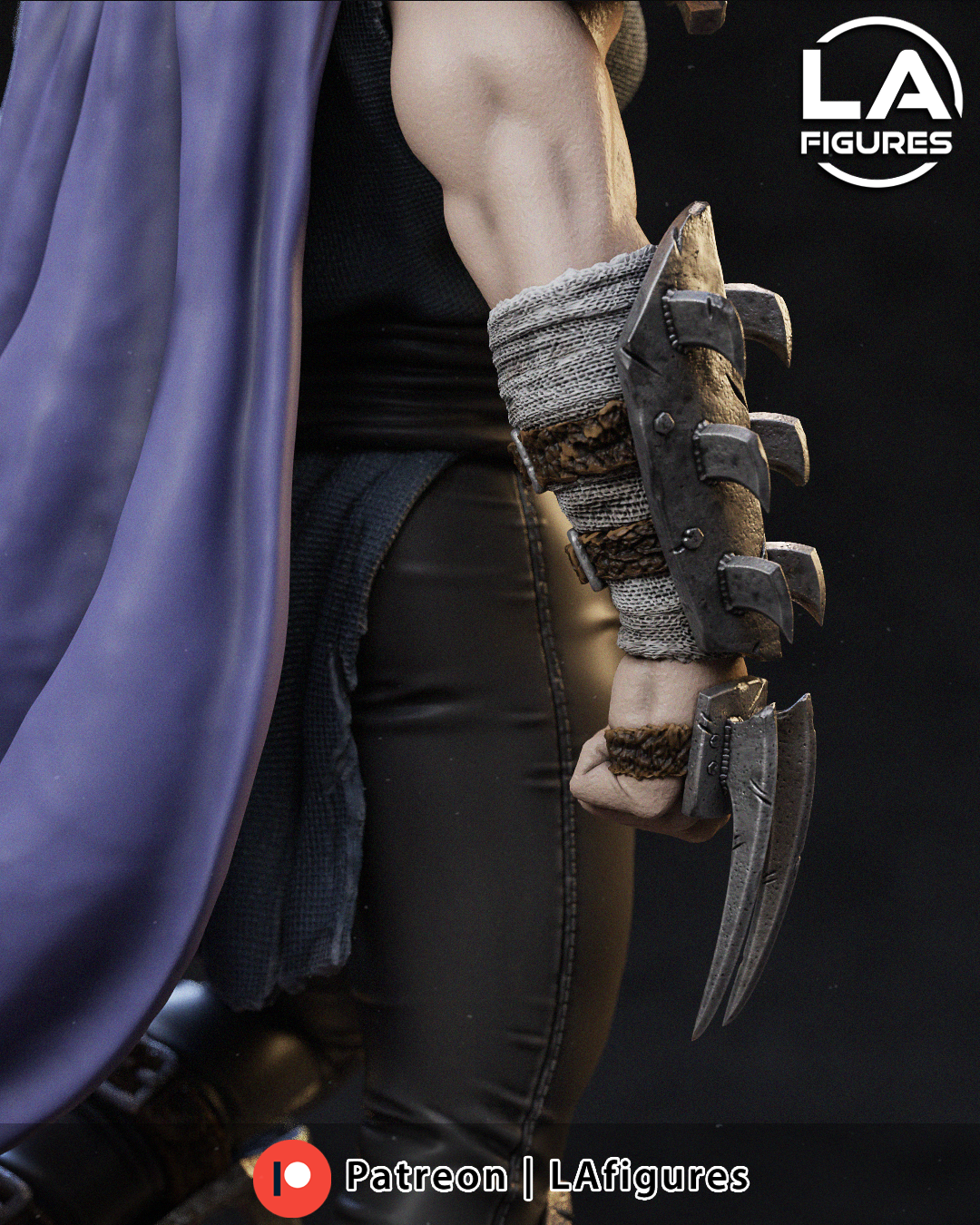 Shredder (TMNT) Statue - Fan Art 10 Scale (222mm) 3D Print Kit