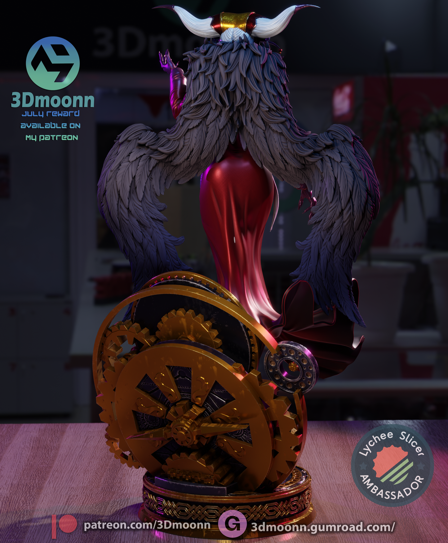Ultimecia (Final Fantasy) - 3d Printed 1:6 model kit (Fan Art)