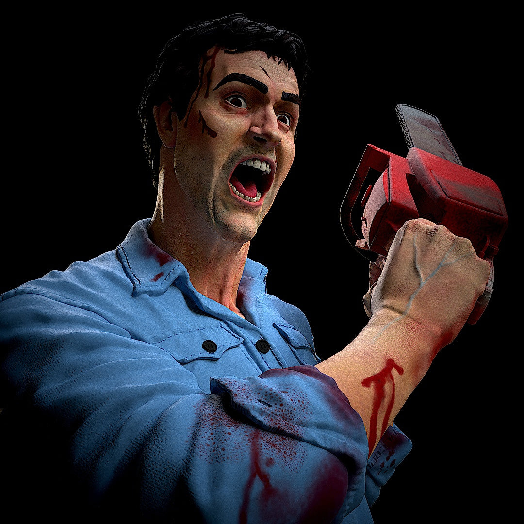 Ash - Evil Dead -3D Printed Statue Model - 300mm