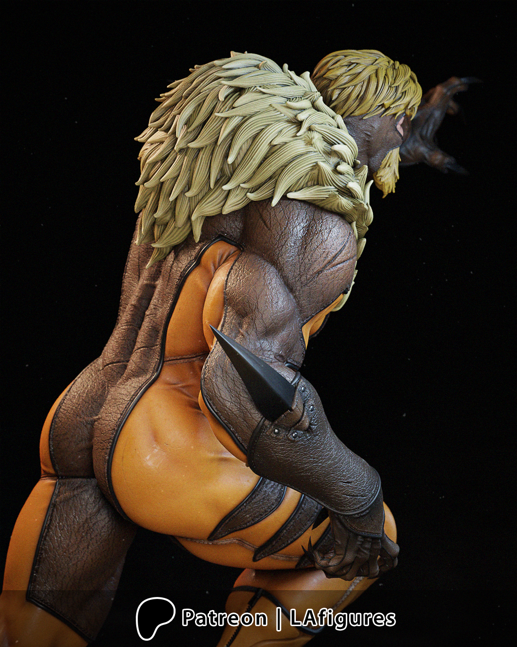 Sabretooth (X-Men) Statue - Fan Art 10 or 12 scale (231mm or 193mm) 3D Print Kit