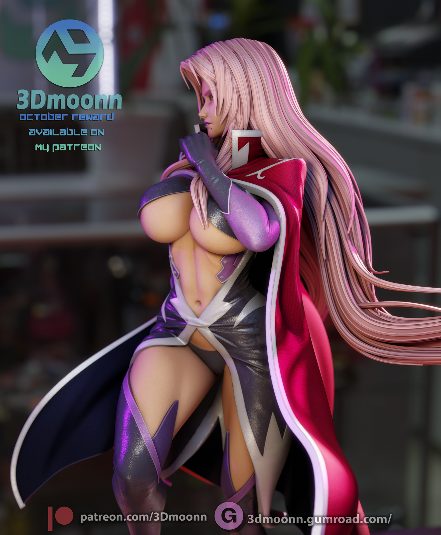 Ingrid (Taimanin) - 3d Printed 1:6 model kit