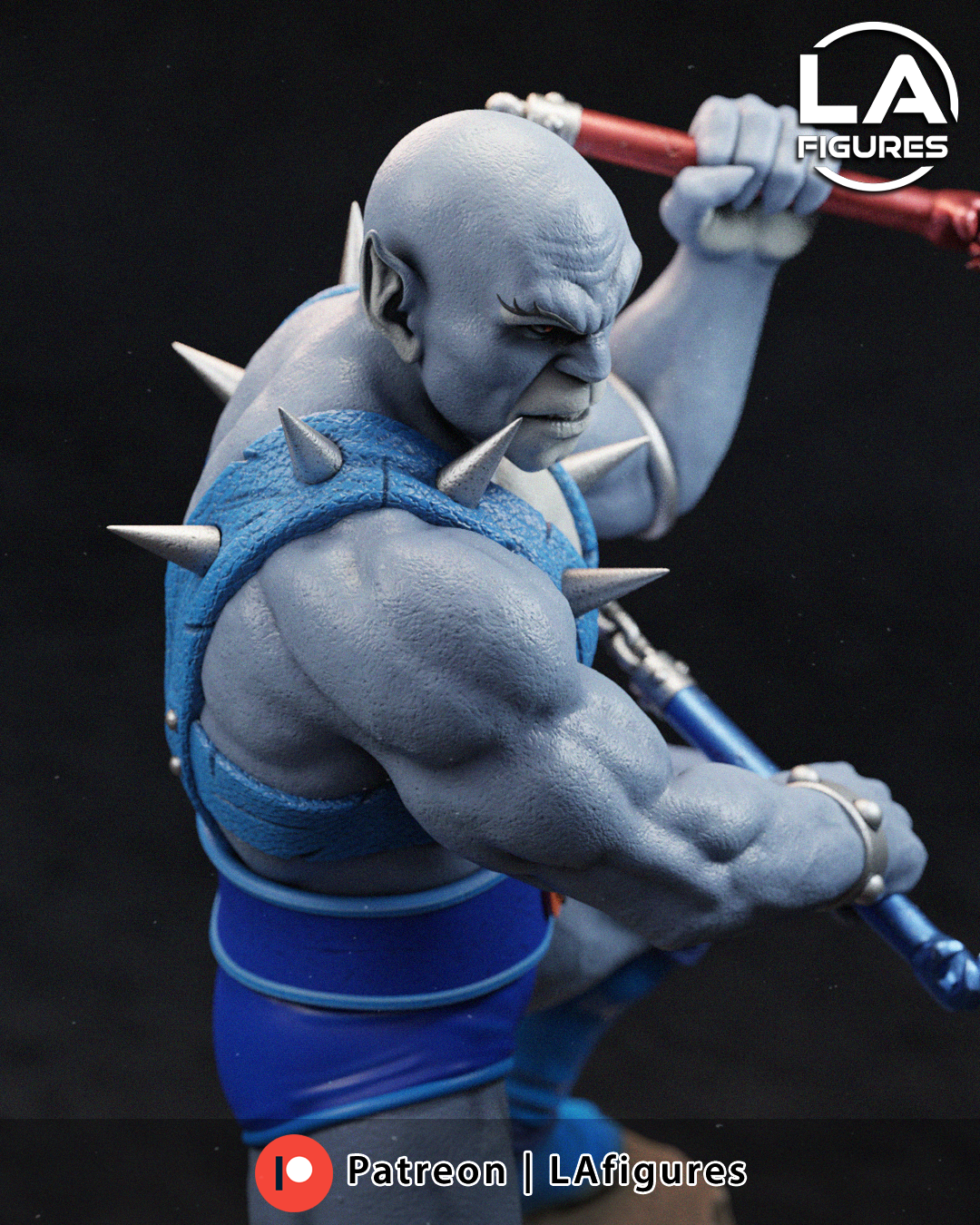 Panthero (Thundercats) Statue - 209mm - 3D Print Fan Art