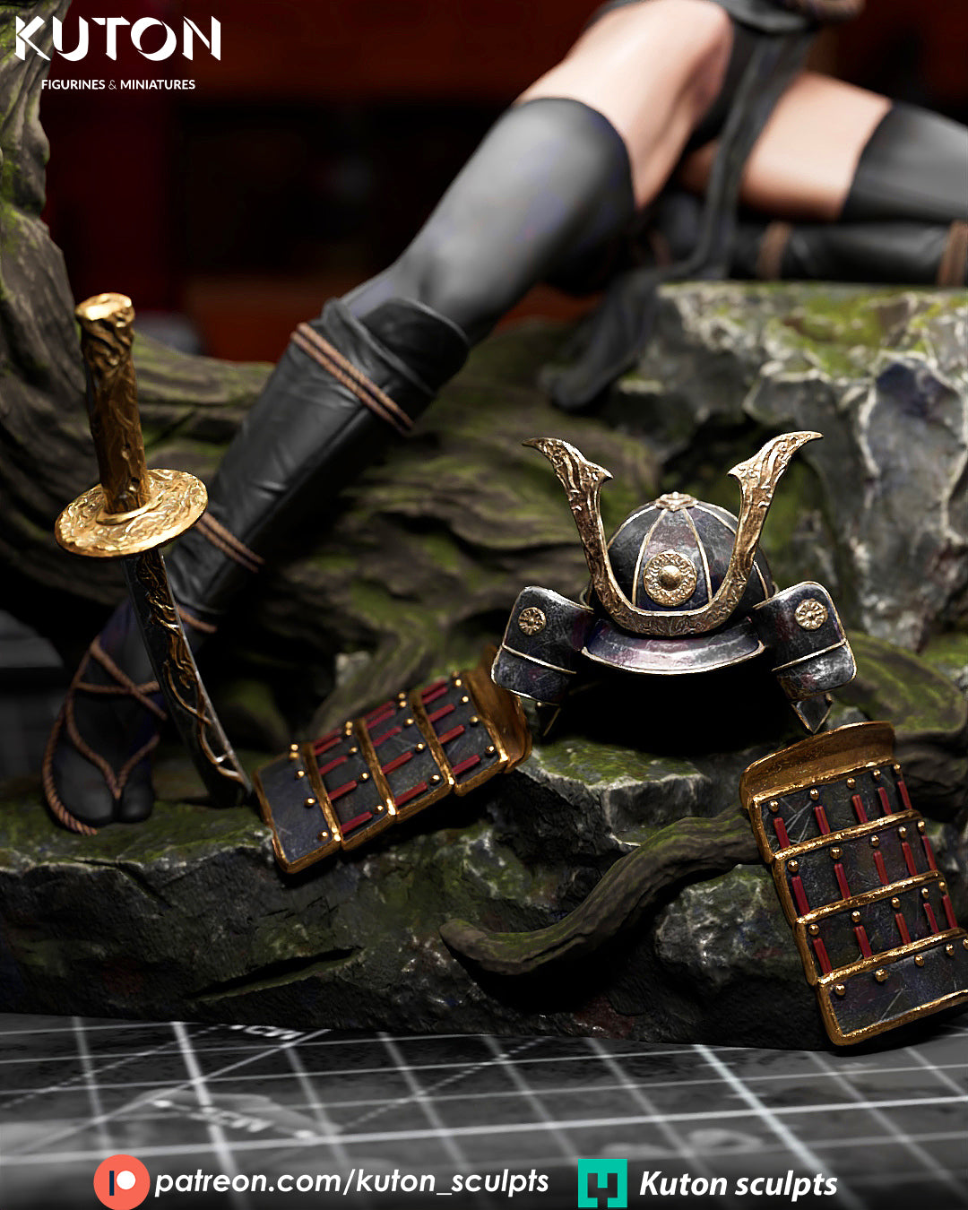 Kurohana - 3D Printed Model Kit - 1:10 Scale