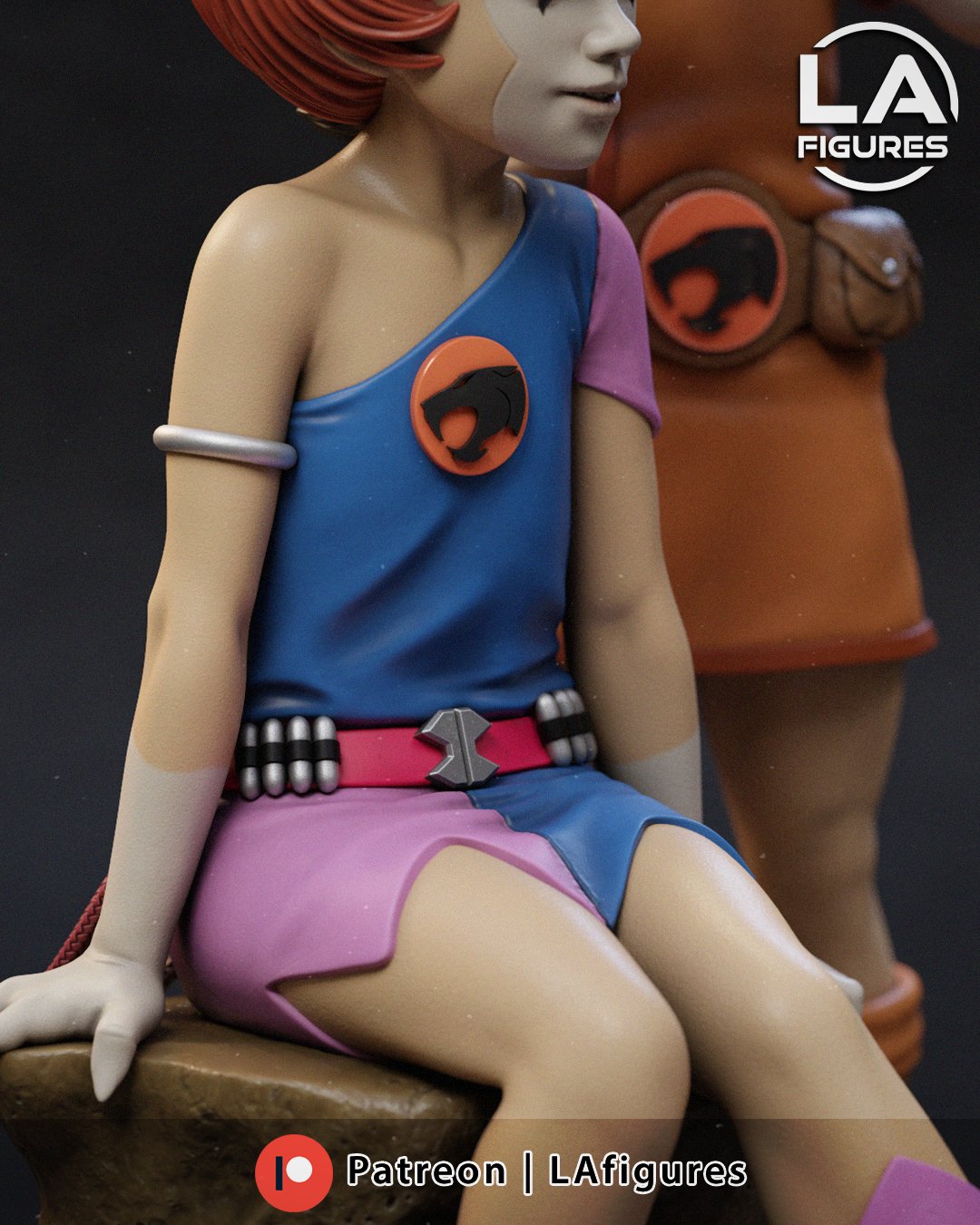 Willy Kit & Willy Kat (Thundercats) Statue - 3D Print Fan Art