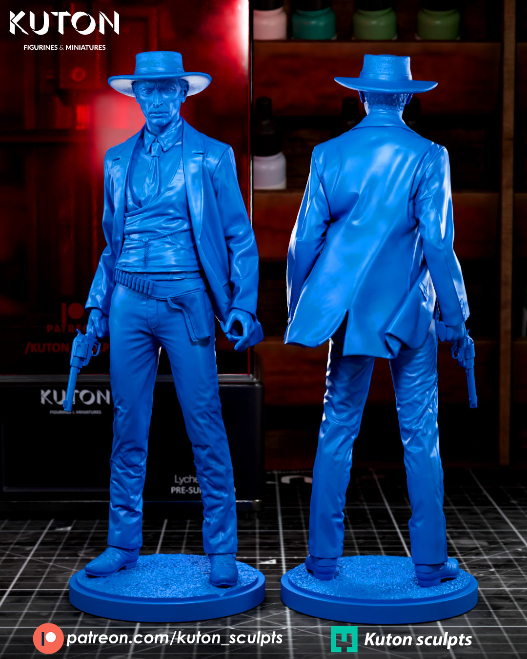 Colonel Mortimer (For a Few Dollars More) - 3D Printed Model Kit - Fan Art