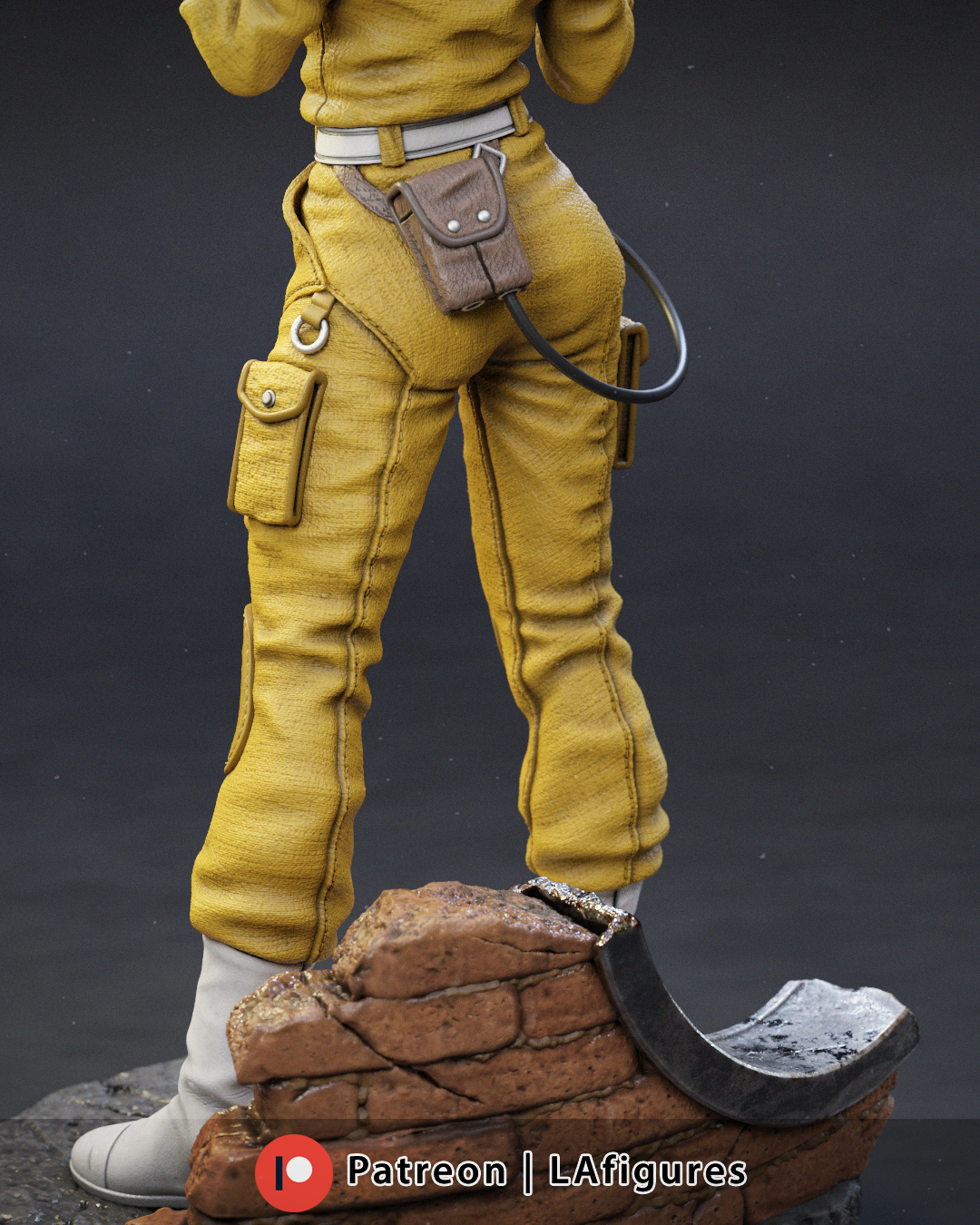 April O'Neil (TMNT) Statue - Fan Art 10 Scale (210mm) 3D Print Kit