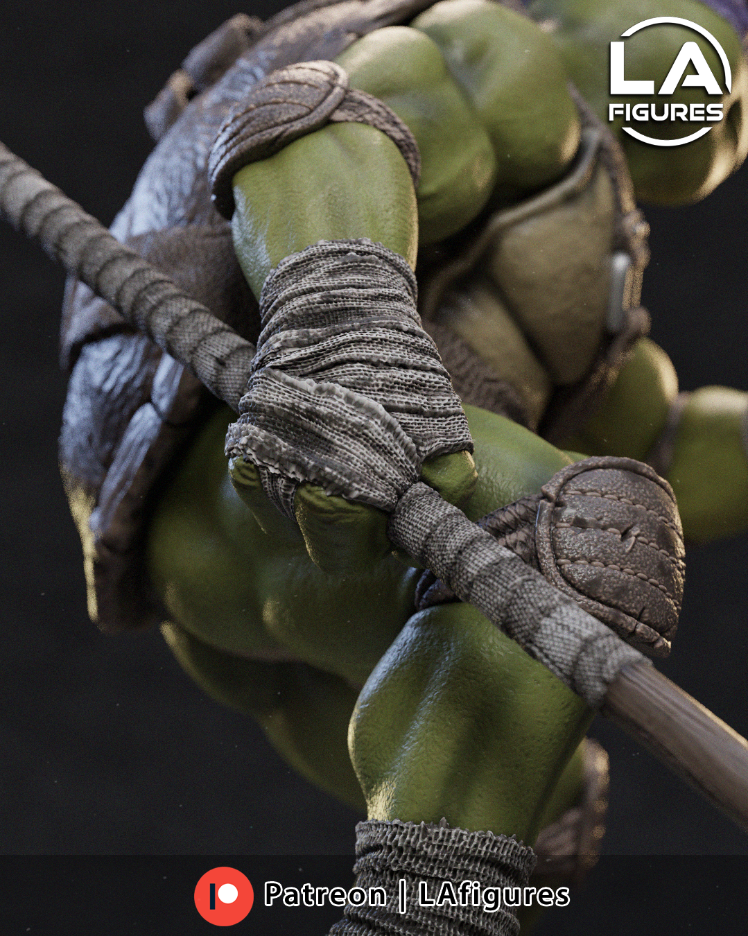 Donatello (TMNT) Statue - Fan Art 10 Scale (177mm) 3D Print Kit