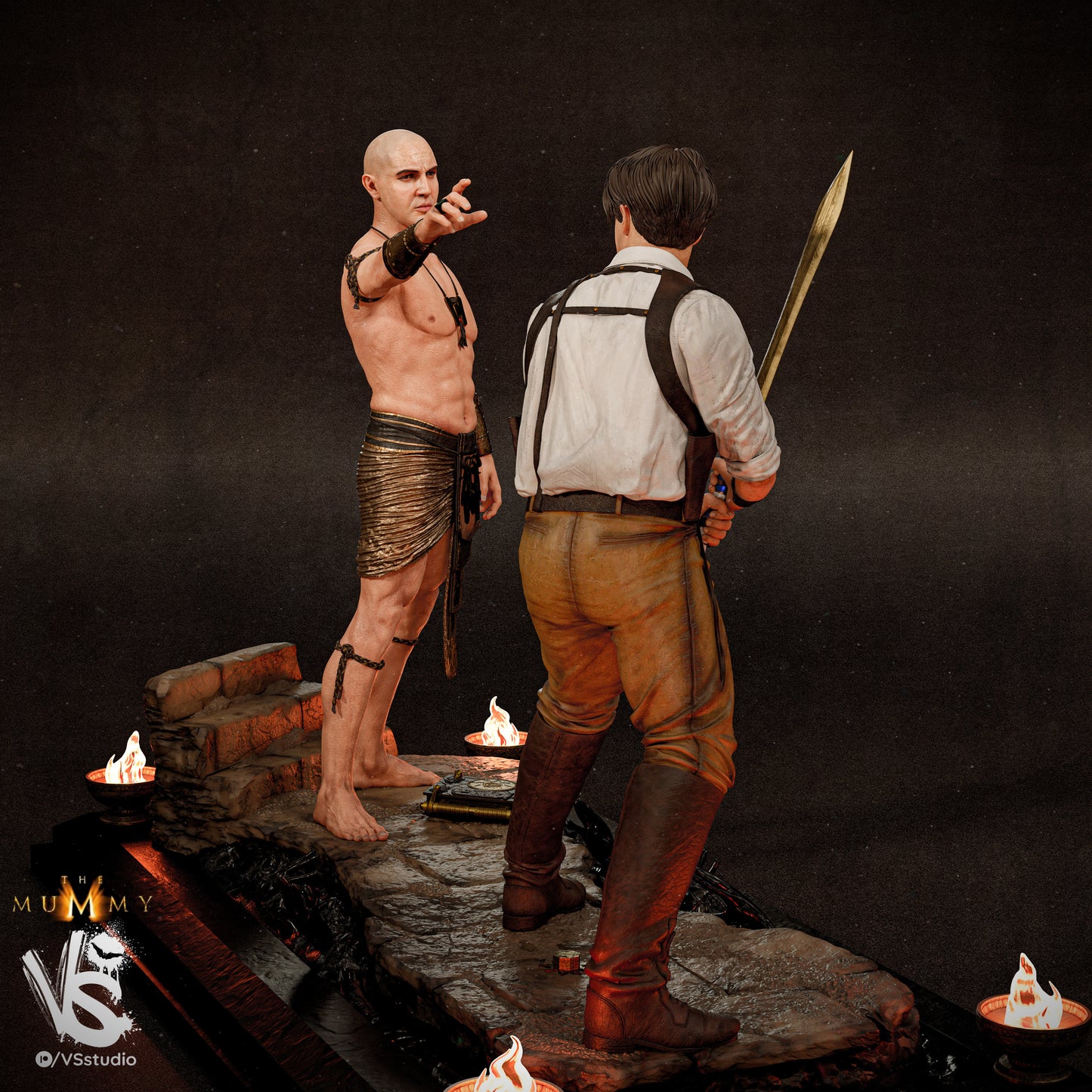 The Mummy (Fan Art) Diorama - 3D Print kit (VS3D)
