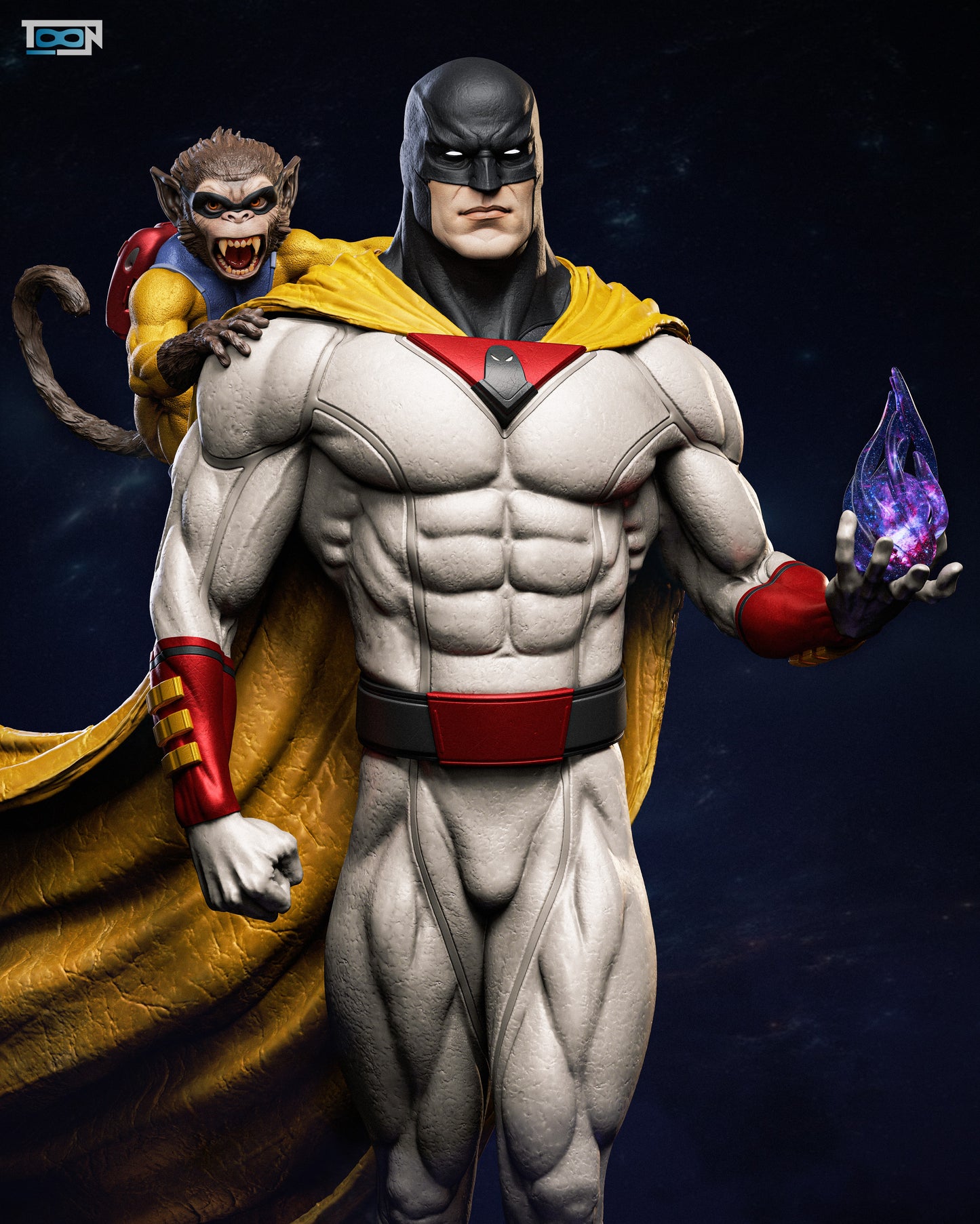 Space Ghost - 3D Printed Model Kit - 6 Scale