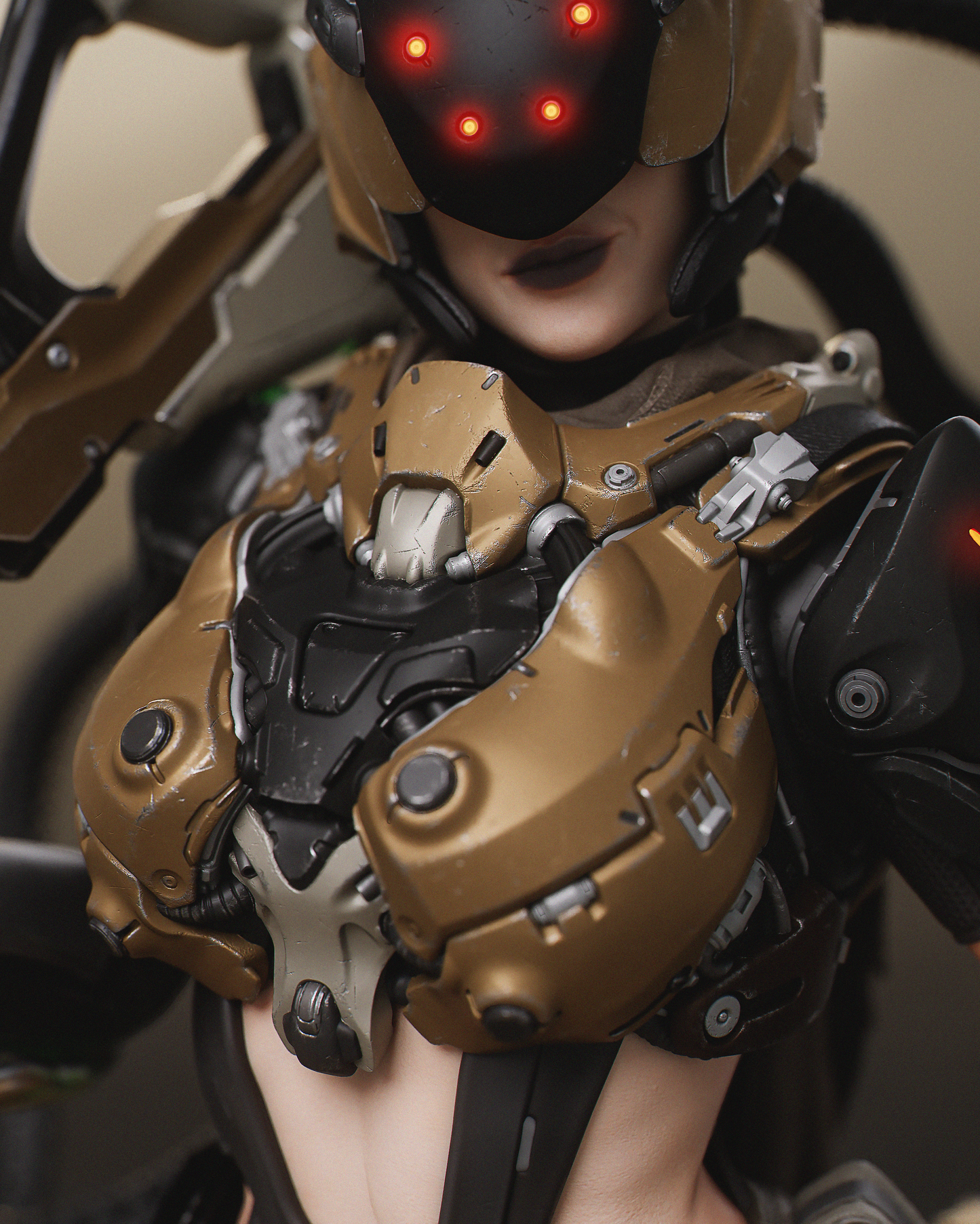 Kyla (Red Sands) - 3D Printed Model Kit - 1:6 scale (Fan Art)