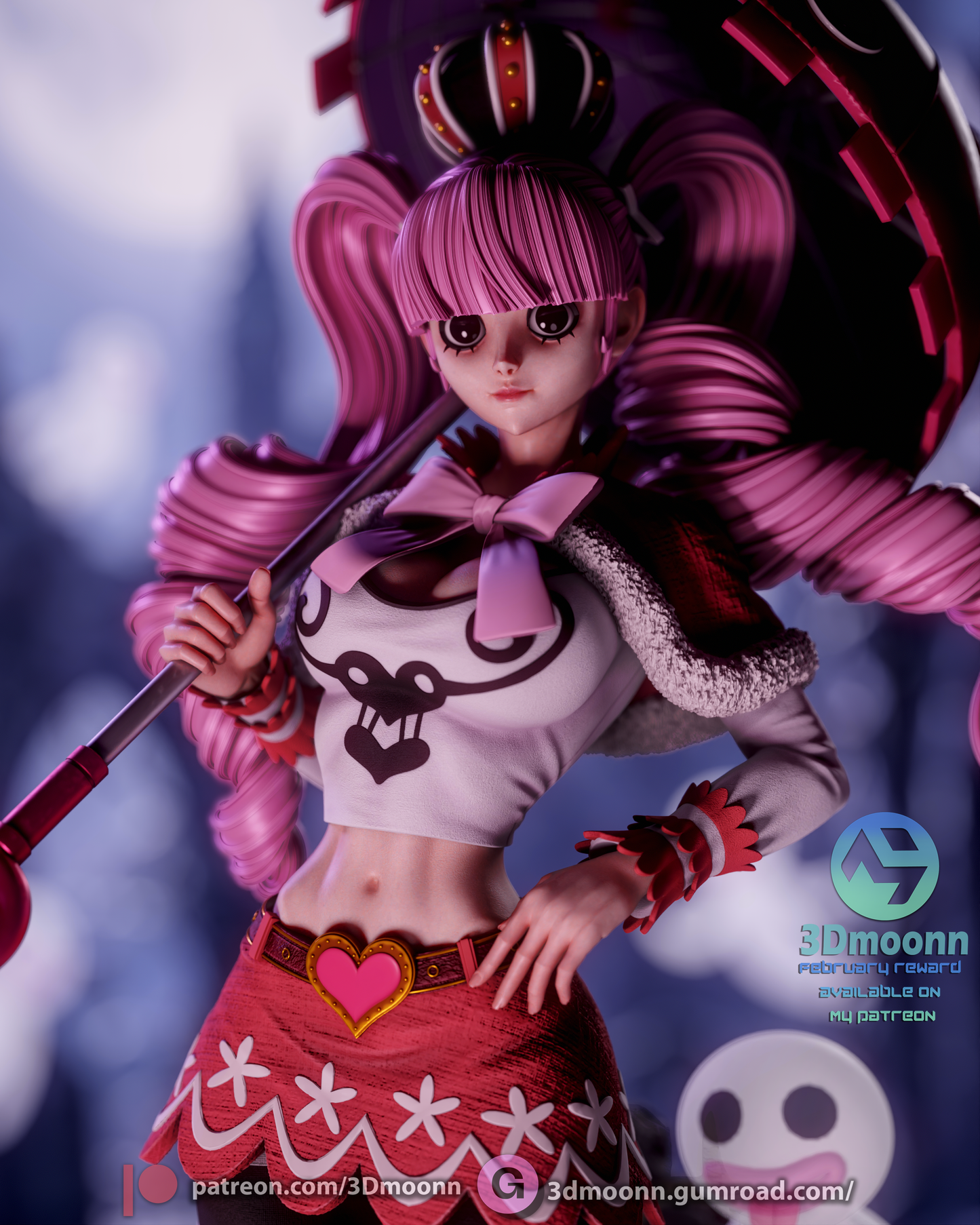 Perona (One Piece) - 1:6 model kit (Fan Art)