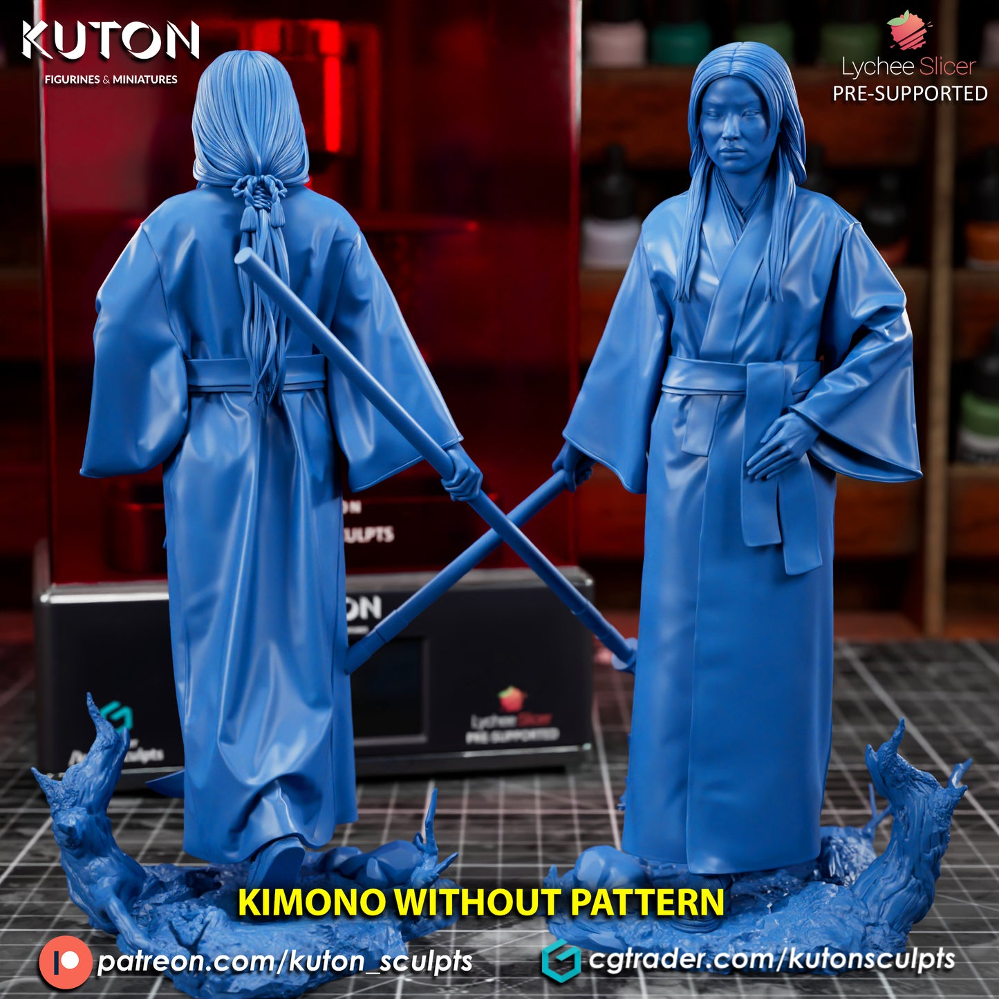 Ready to Post -1:10 - Lady Toda Mariko  - Unpainted and Unassembled