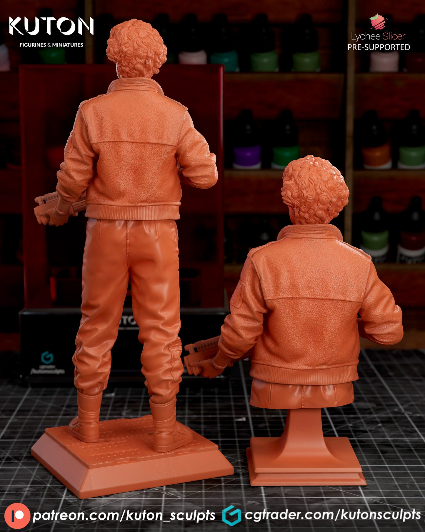 Ellen Ripley (Alien) Statue - 3D Print Fan Art (Kuton)