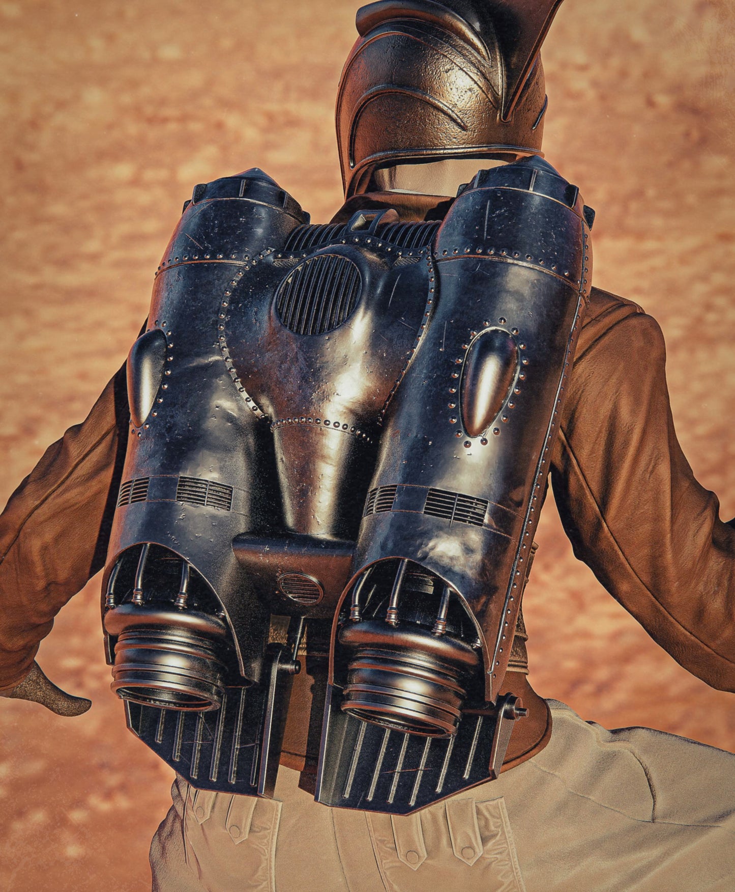 Ready to Post - The Rocketeer 6 Scale - Unpainted and Unassembled