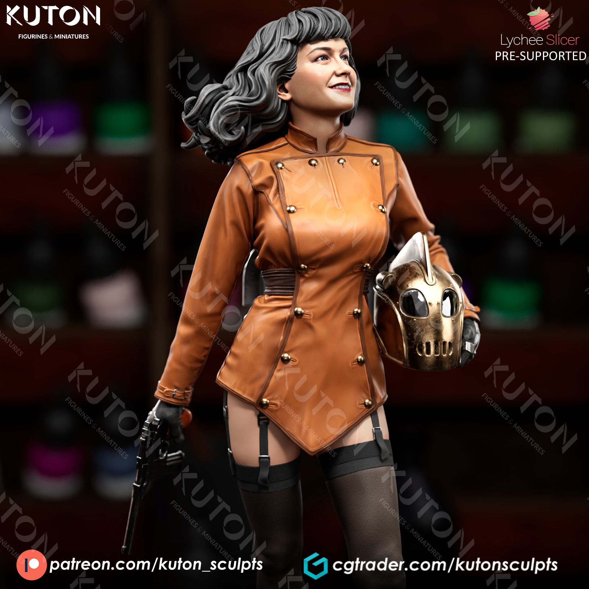 Rocketeer - 3D Printed model kit 10th scale