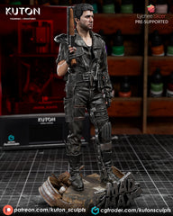 Mad Max Statue / Bust 3d Printed 10 scale