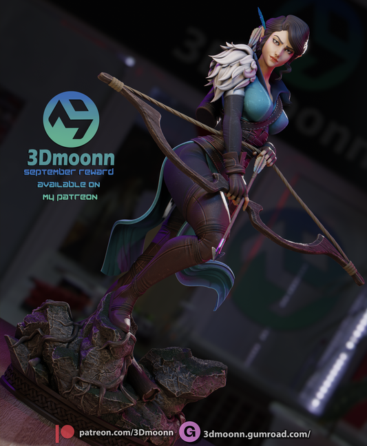 Vex (Vox Machina)- 3d Printed 1:6 model kit
