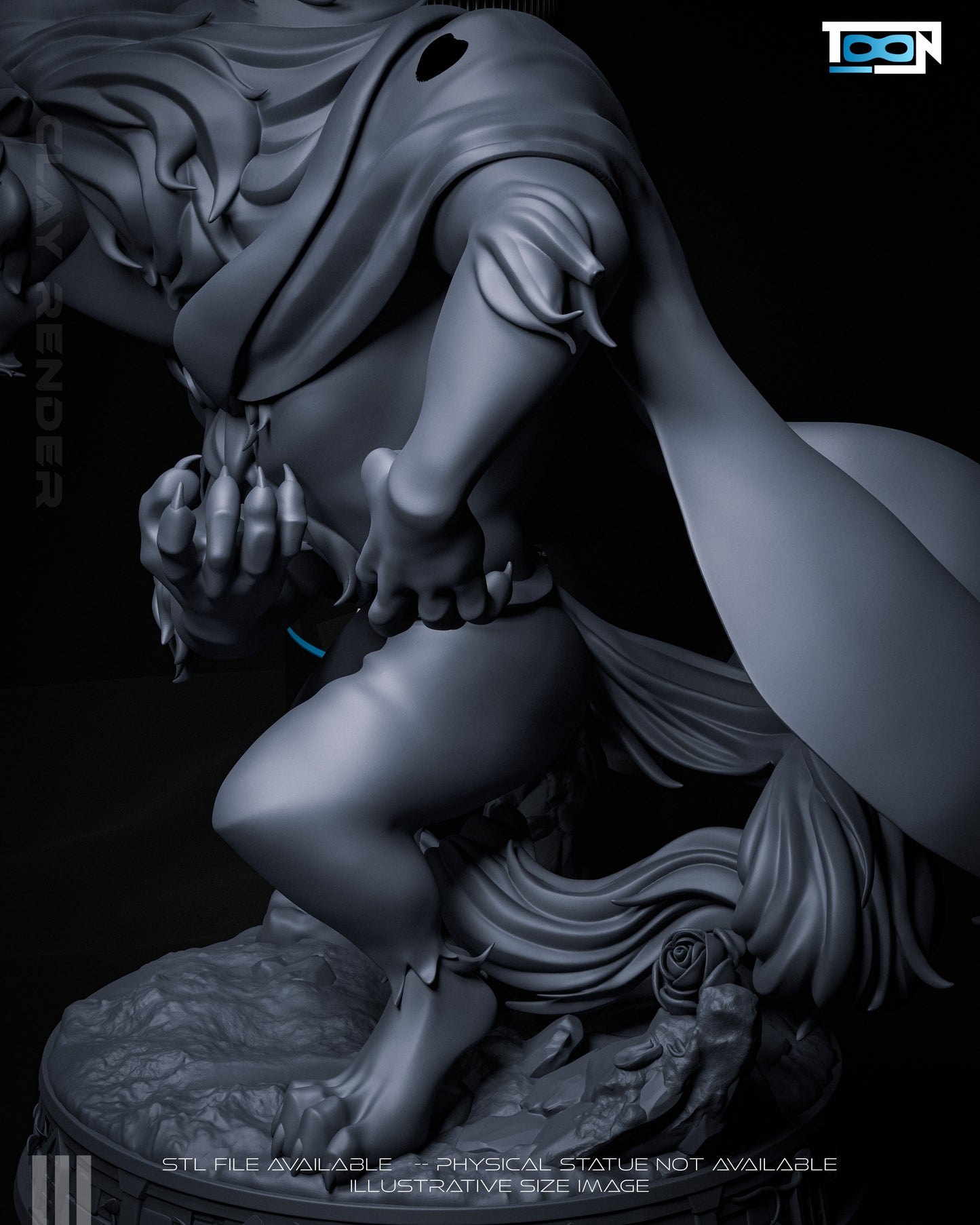 The Beast - 3D Printed Model Statue - 6 & 10 Scale