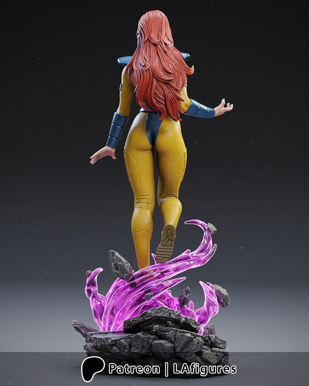 Jean Grey (X-Men) Statue - Fan Art - 10 scale (244mm) 3D Print Kit