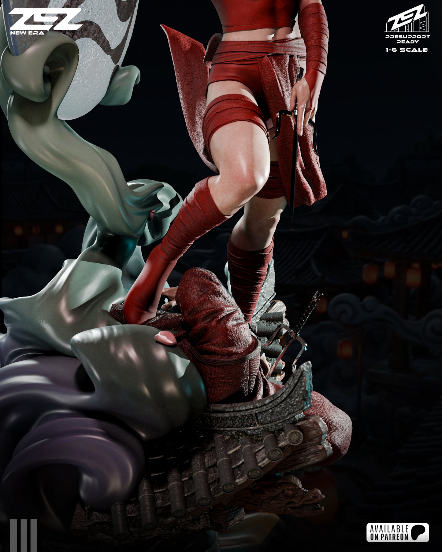 Elektra (ZEZ) - 3D Printed Fan Art Model Kit