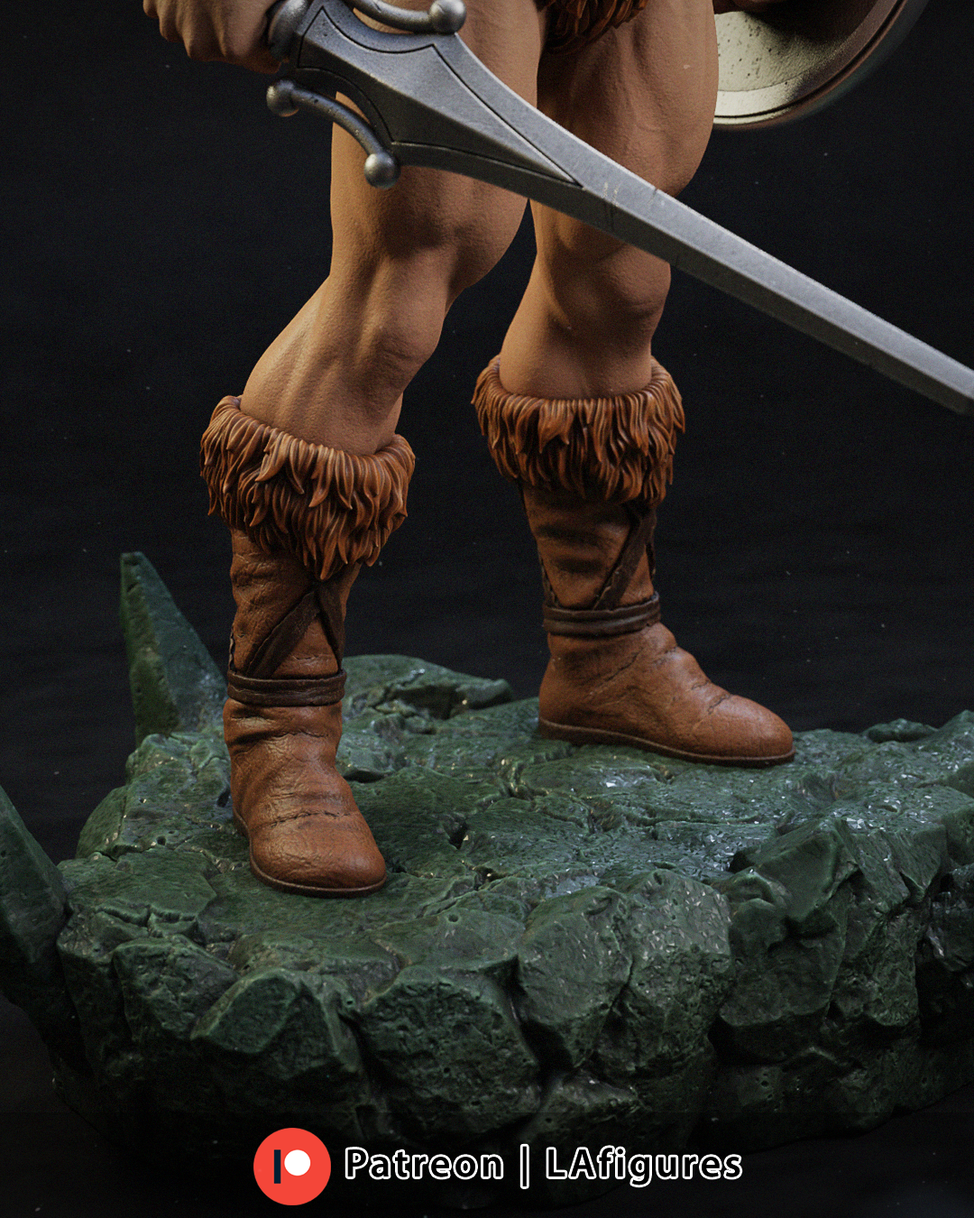 He-Man Statue (Fan Art) 10 or 12 scale 220mm - 3D Print