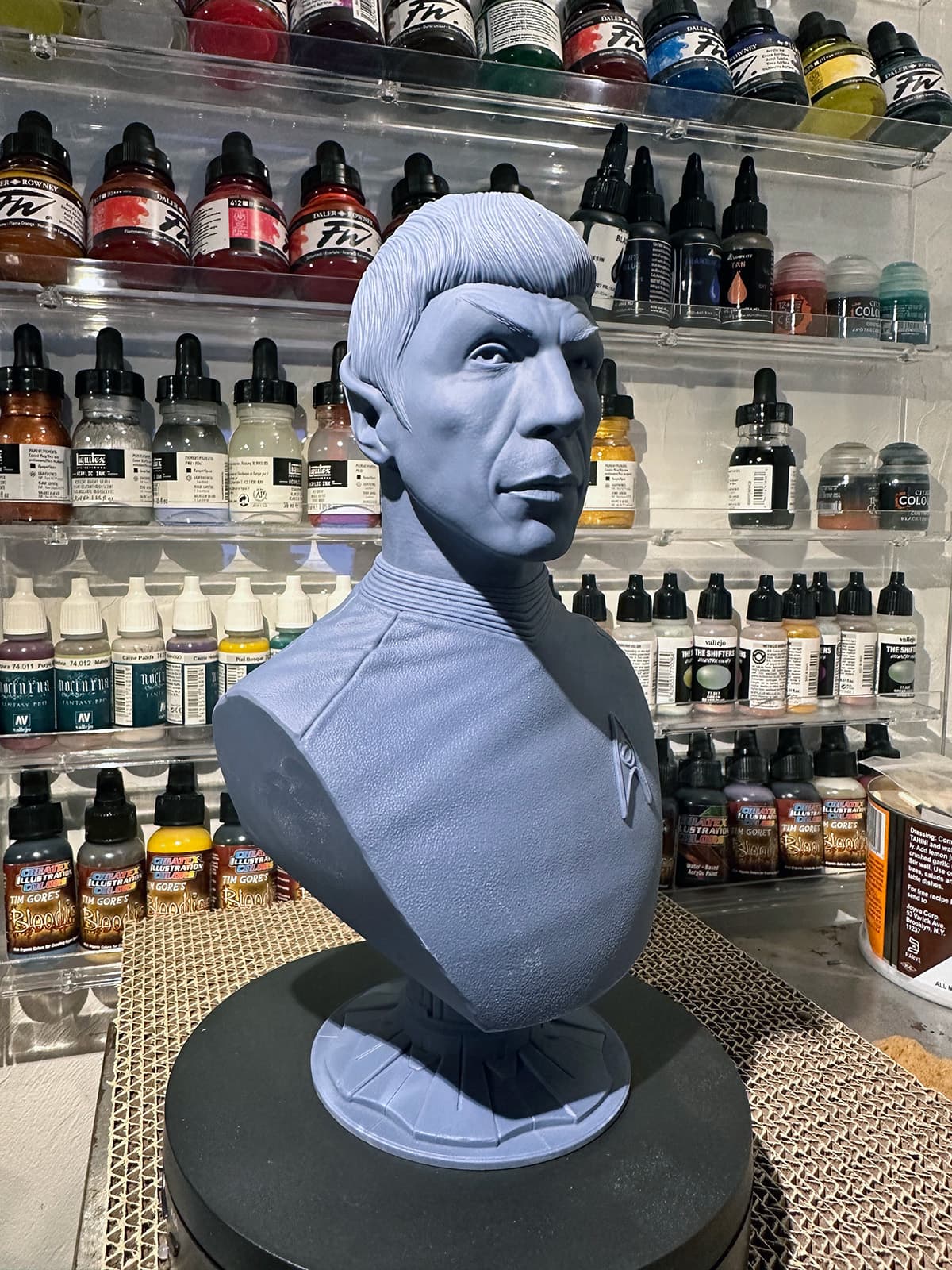 Spock (Star Trek) Bust - 133mm to 266mm 3D Print (Fan Art)
