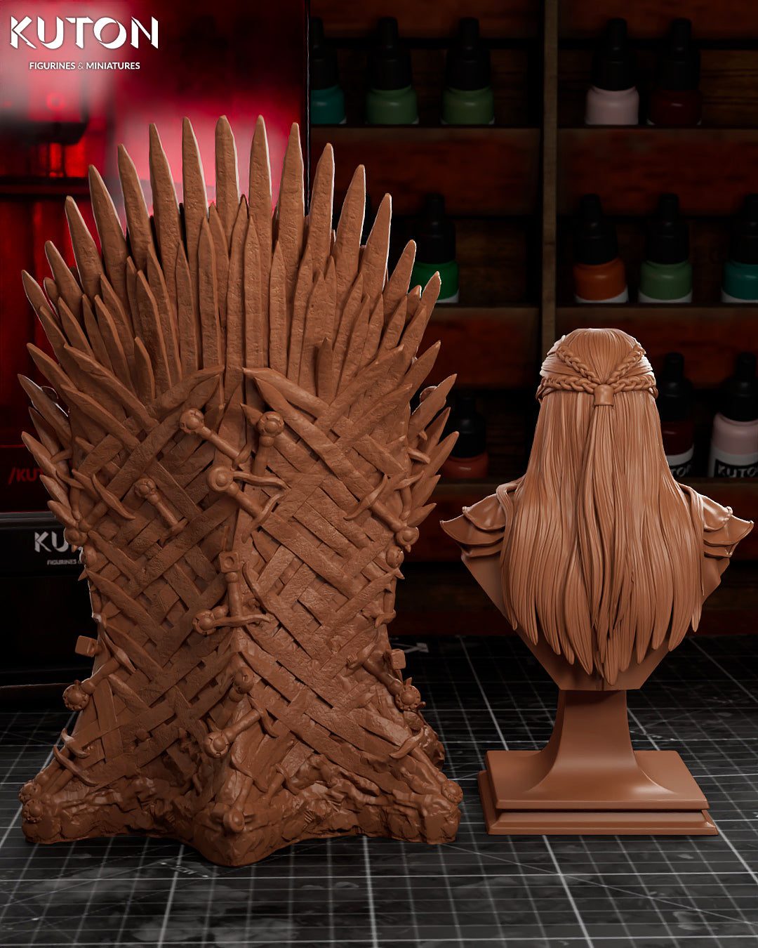 Rhaenyra - 3D Printed Statue / Bust  Model Kit