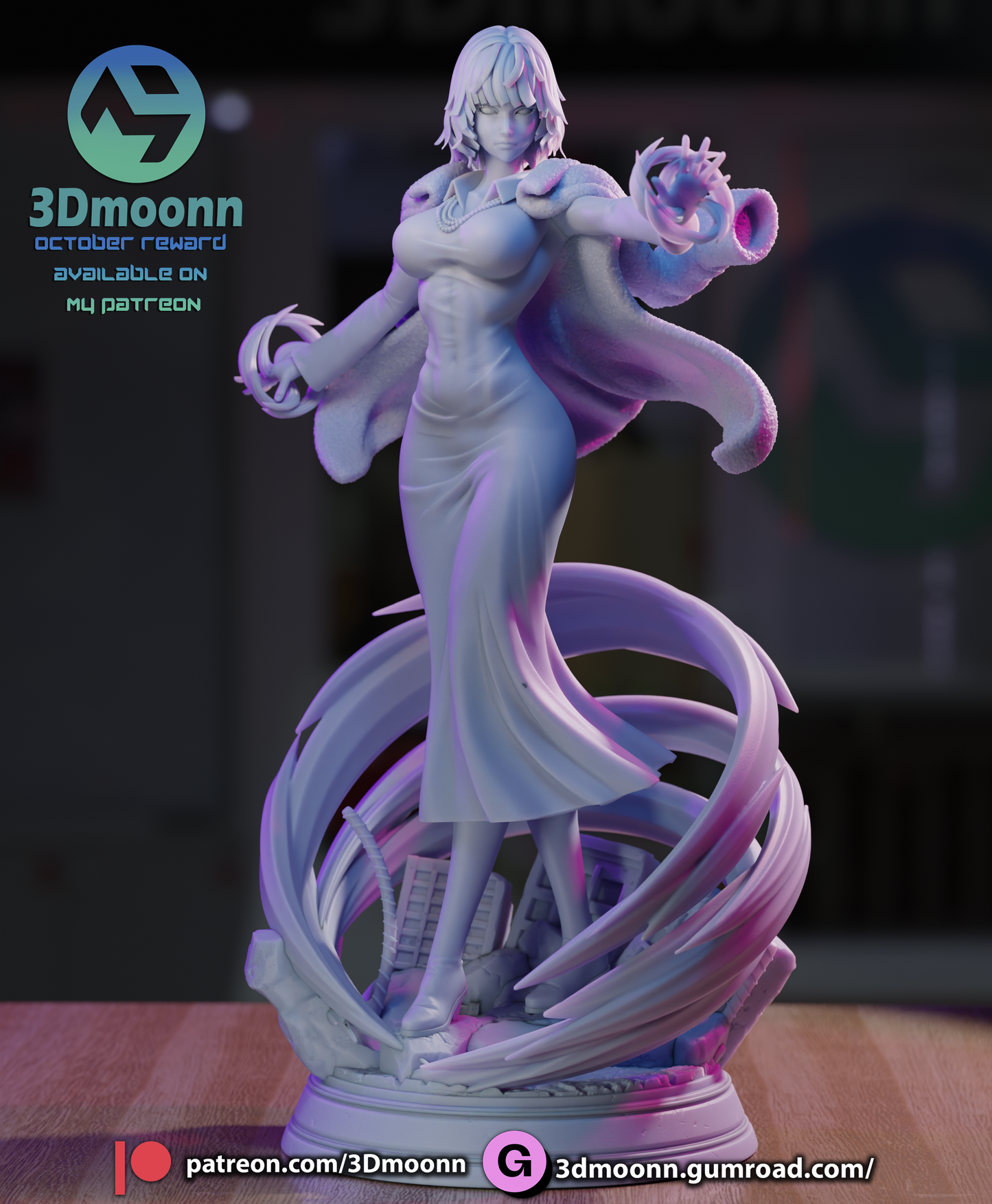 Fubuki (One Punch Man) - 3d Printed 1:6 model kit (Fan Art)