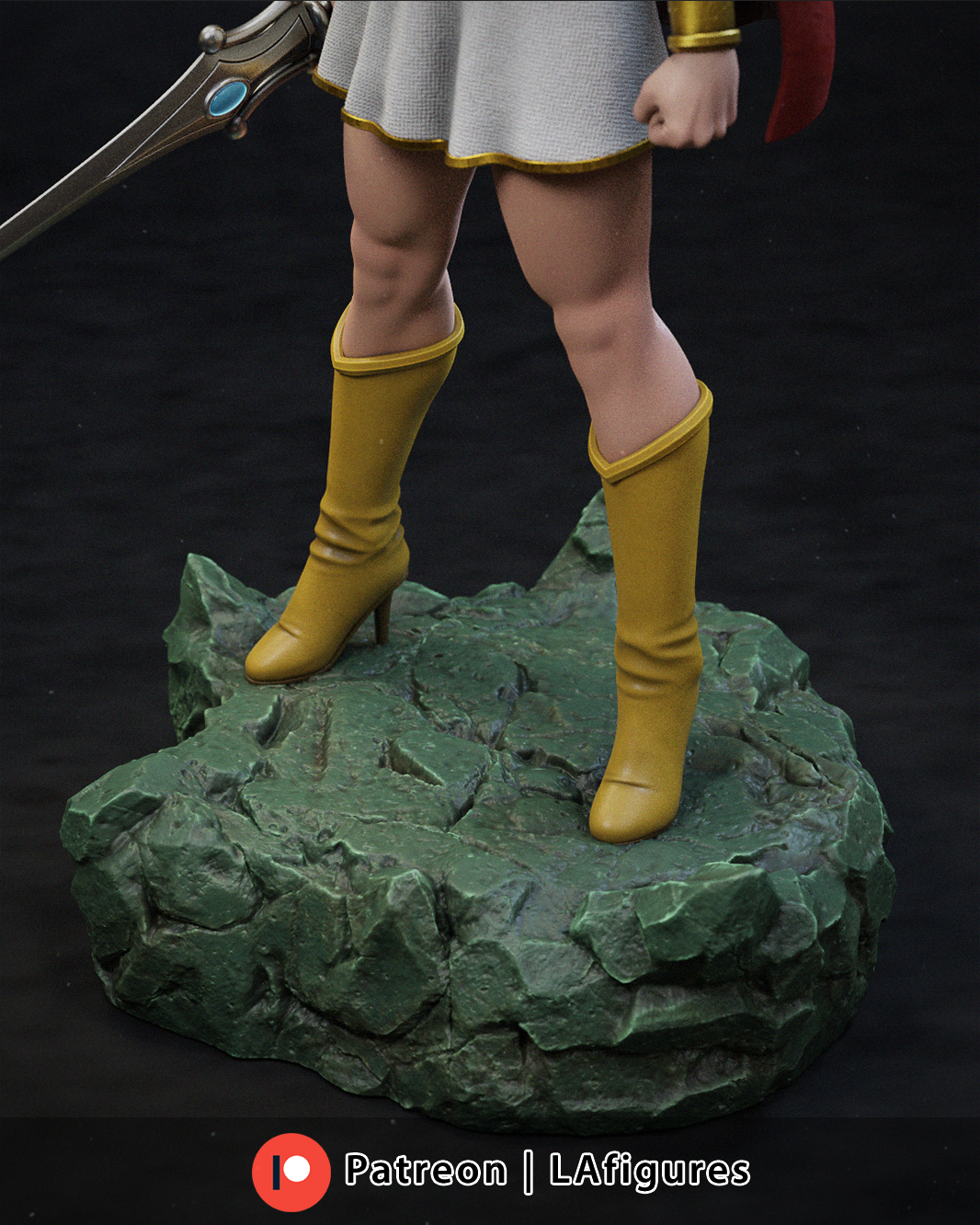 She-ra (He-Man) Statue - Fan Art 10 or 12 scale 223mmmm - 3D Print