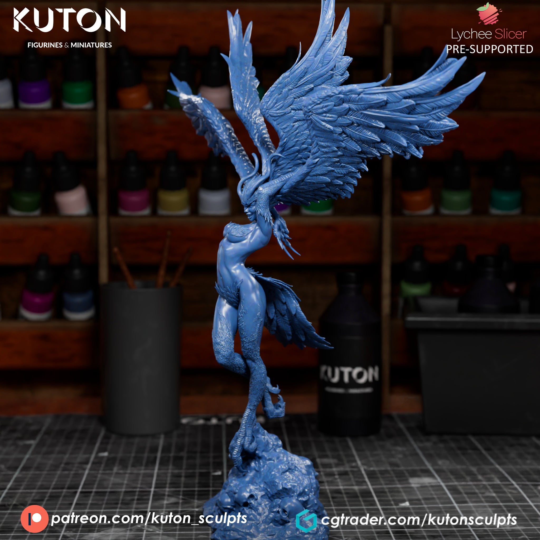 Serine Statue - 1/11 scale - 3D Print Kit