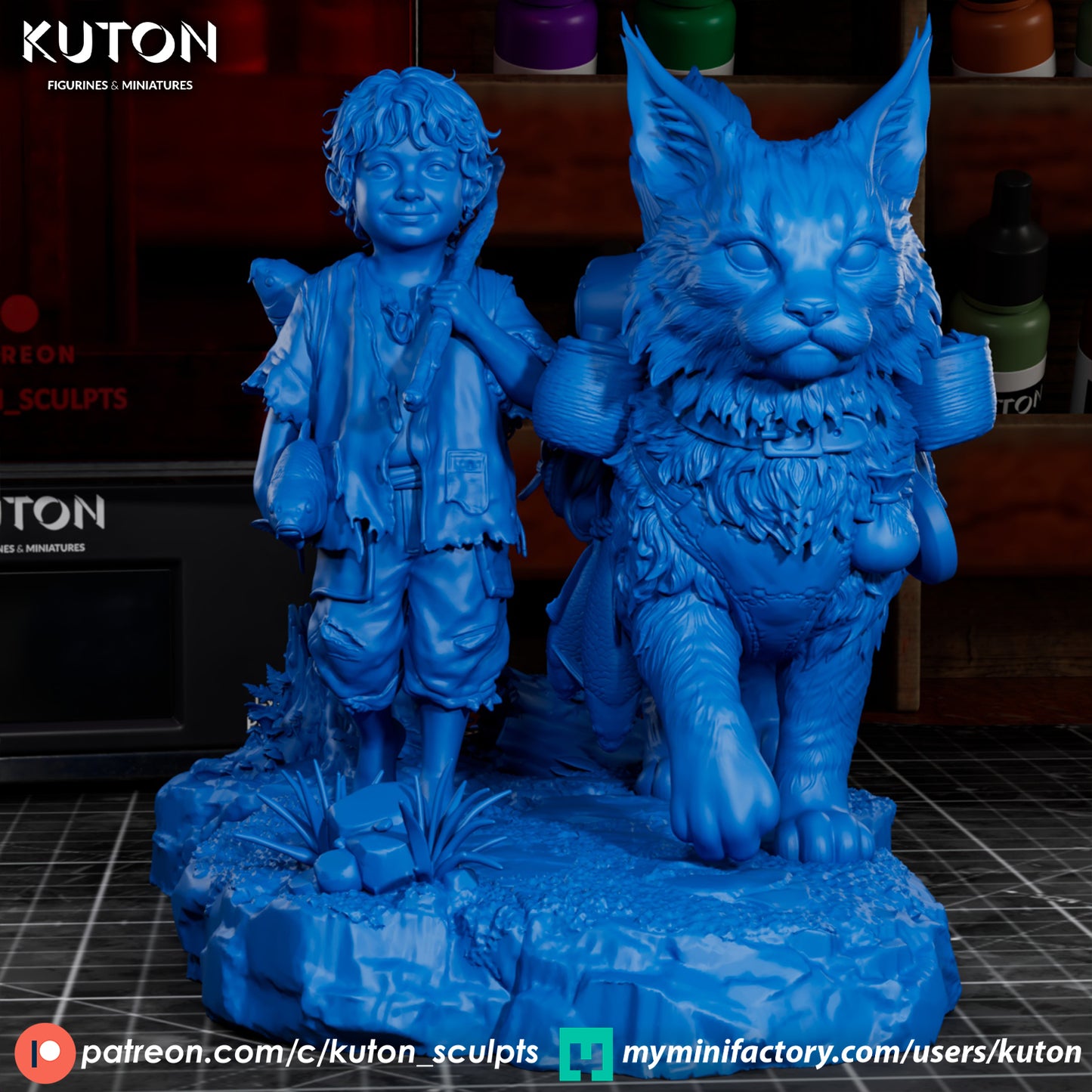 Wayferers 3D Printed Statue - Miniature and 10 Scale available