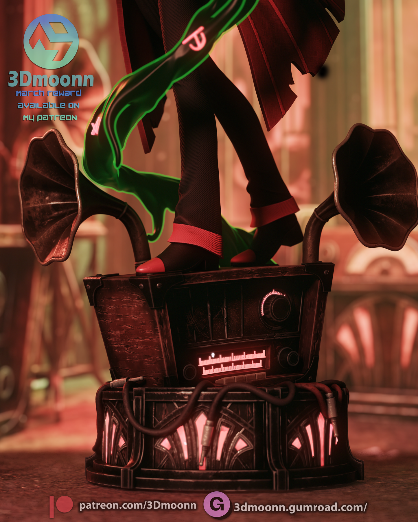 Alastor (Hazbin Hotel) - 1:6 model kit (Fan Art)