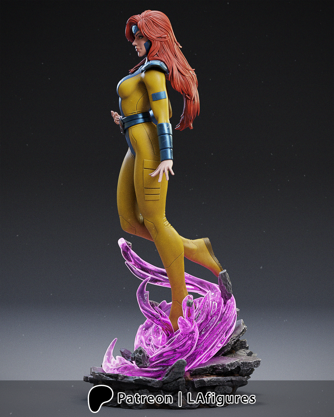 Jean Grey (X-Men) Statue - Fan Art - 10 scale (244mm) 3D Print Kit