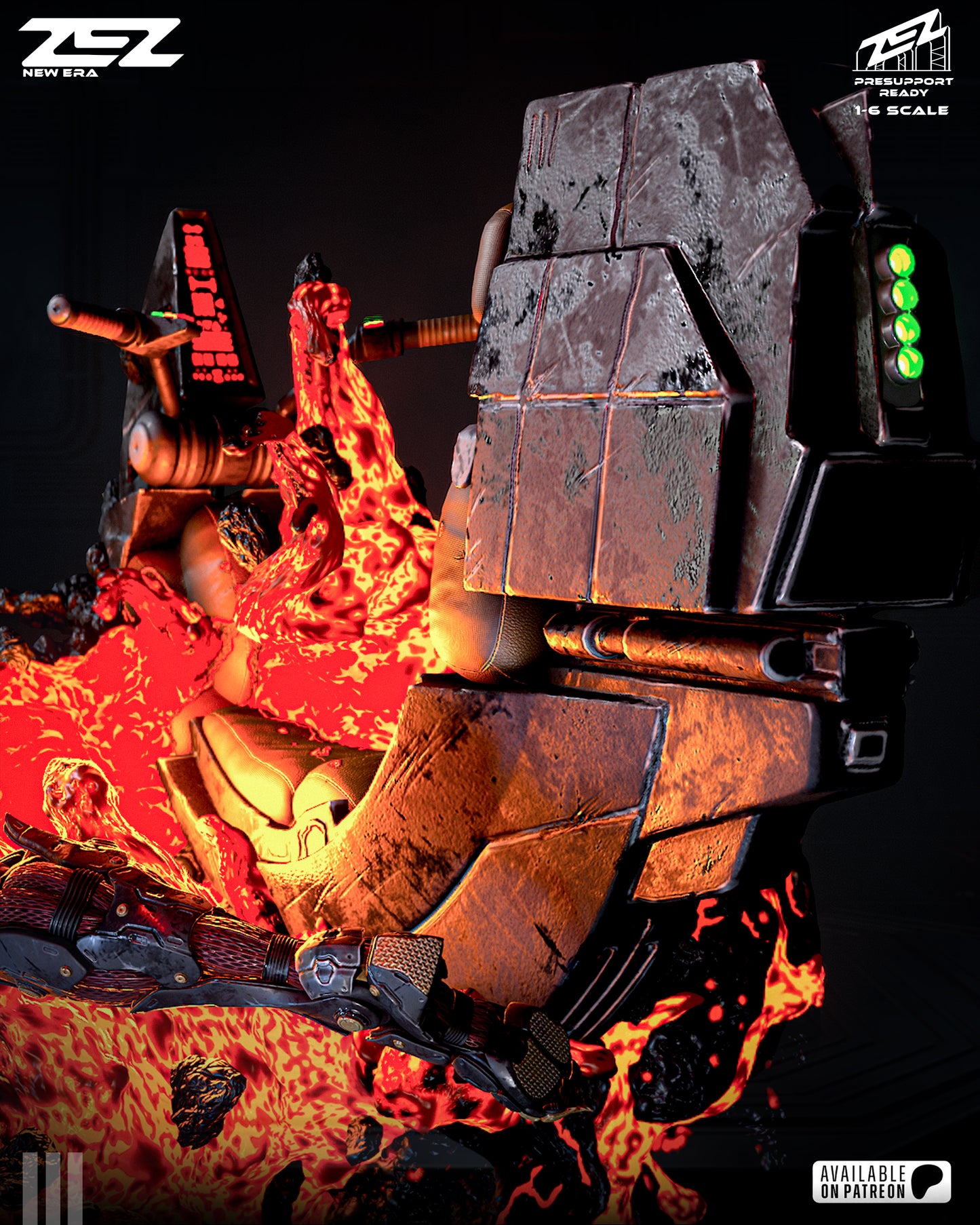 Darth Maul - 3D Printed Statue / Bust model kit 6 scale