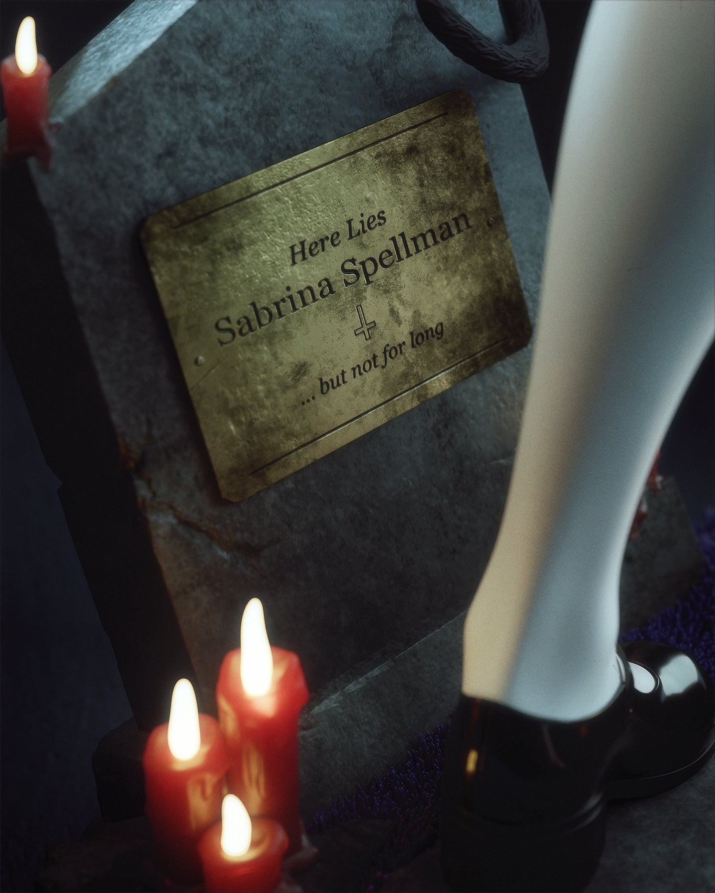 Sabrina - 3D Printed Model Kit - 9 and 6 Scale Statue