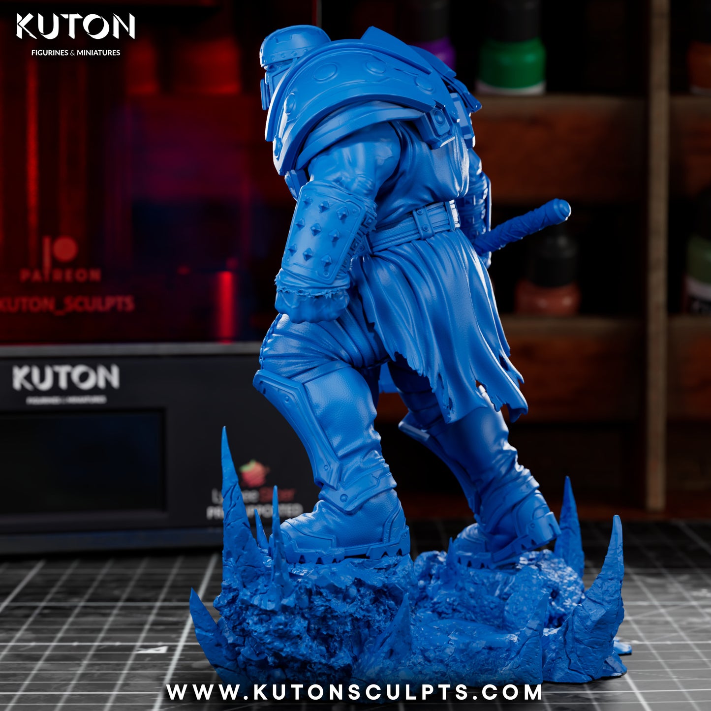 Ram Man - 3D Printed Statue / Bust 10 Scale Model Kit