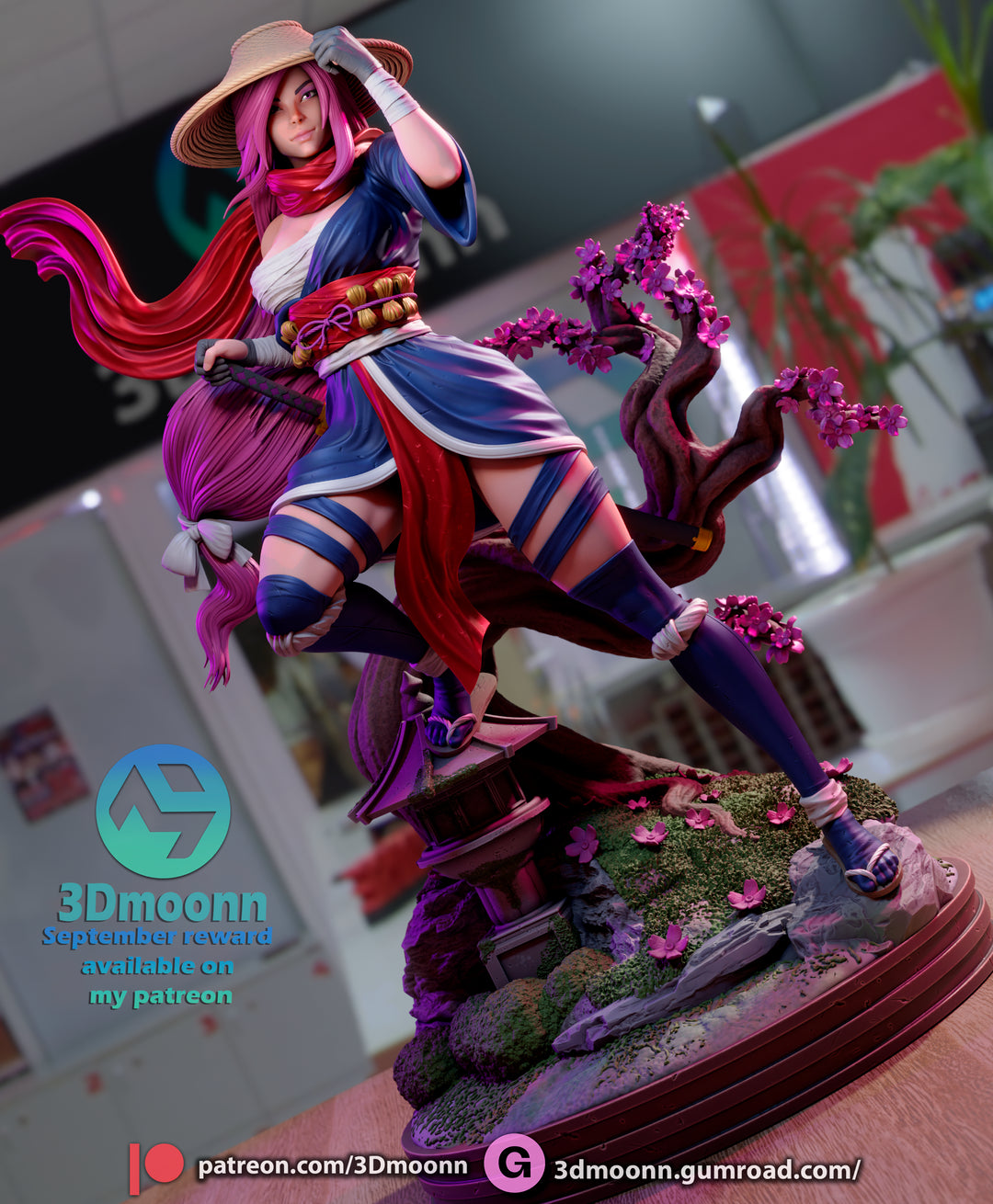 Psylocke Sculpt - 1:6 scale 3d Printed kit
