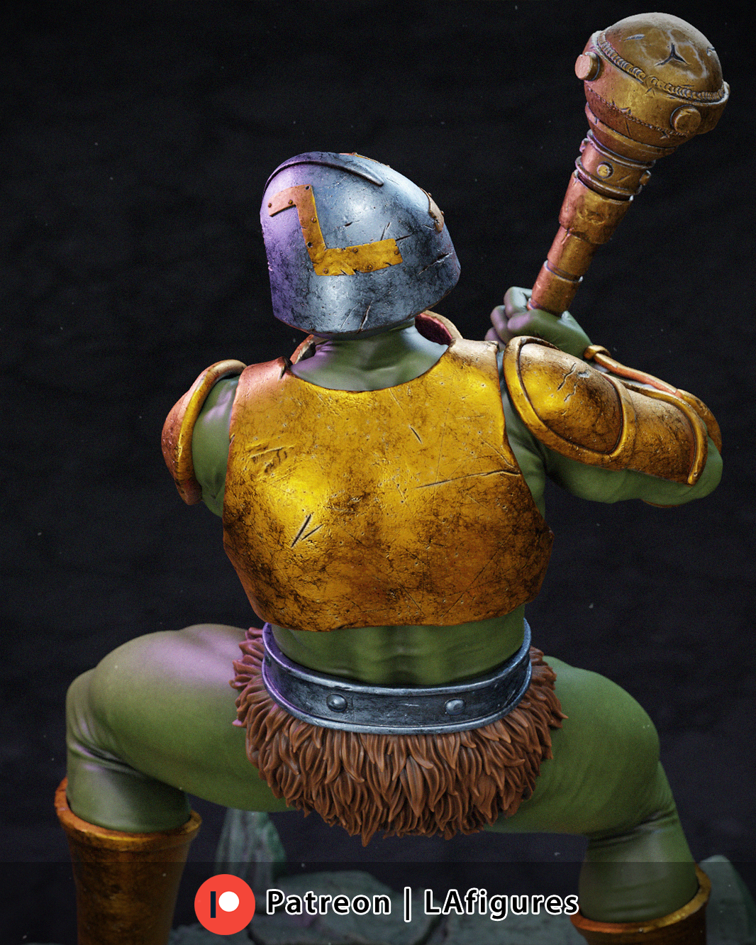 Man at Arms (He-Man) Statue - Fan Art 12/10/8/6 scale - 3D Print