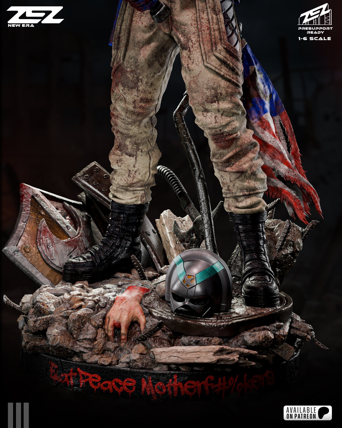 Peacemaker - 6 Scale 3D printed Model Statue / Bust Kit