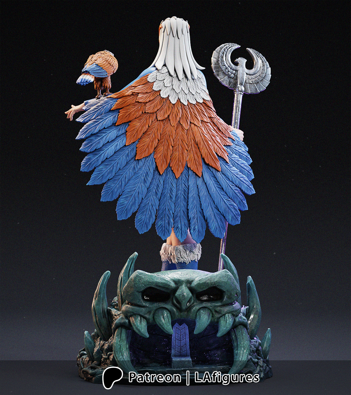Sorceress Statue - 1:10 - 3D Print Fan Art Model Kit