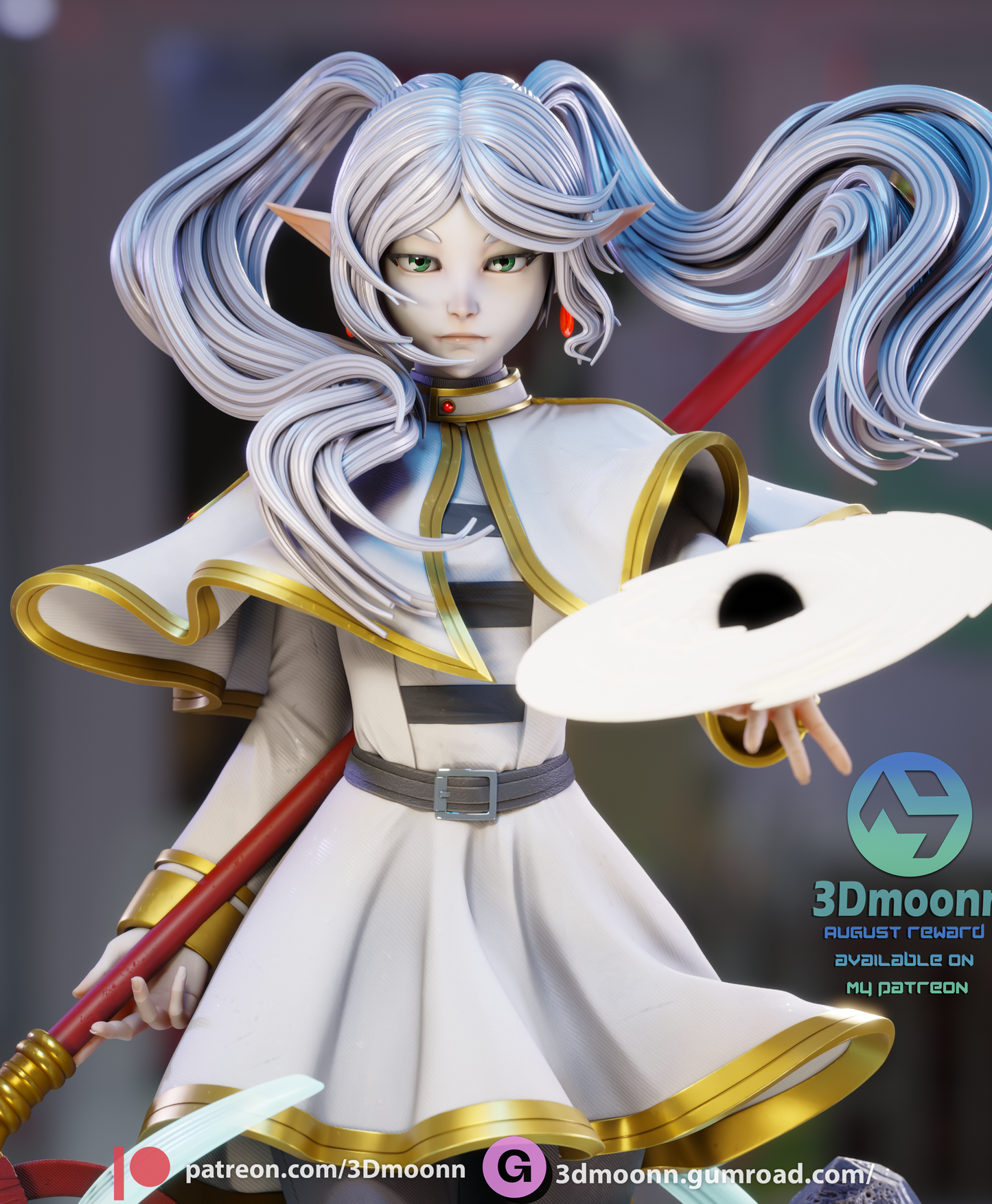 Frieren (Sōsō no Frieren) - 3d Printed 1:6 model kit (Fan Art)