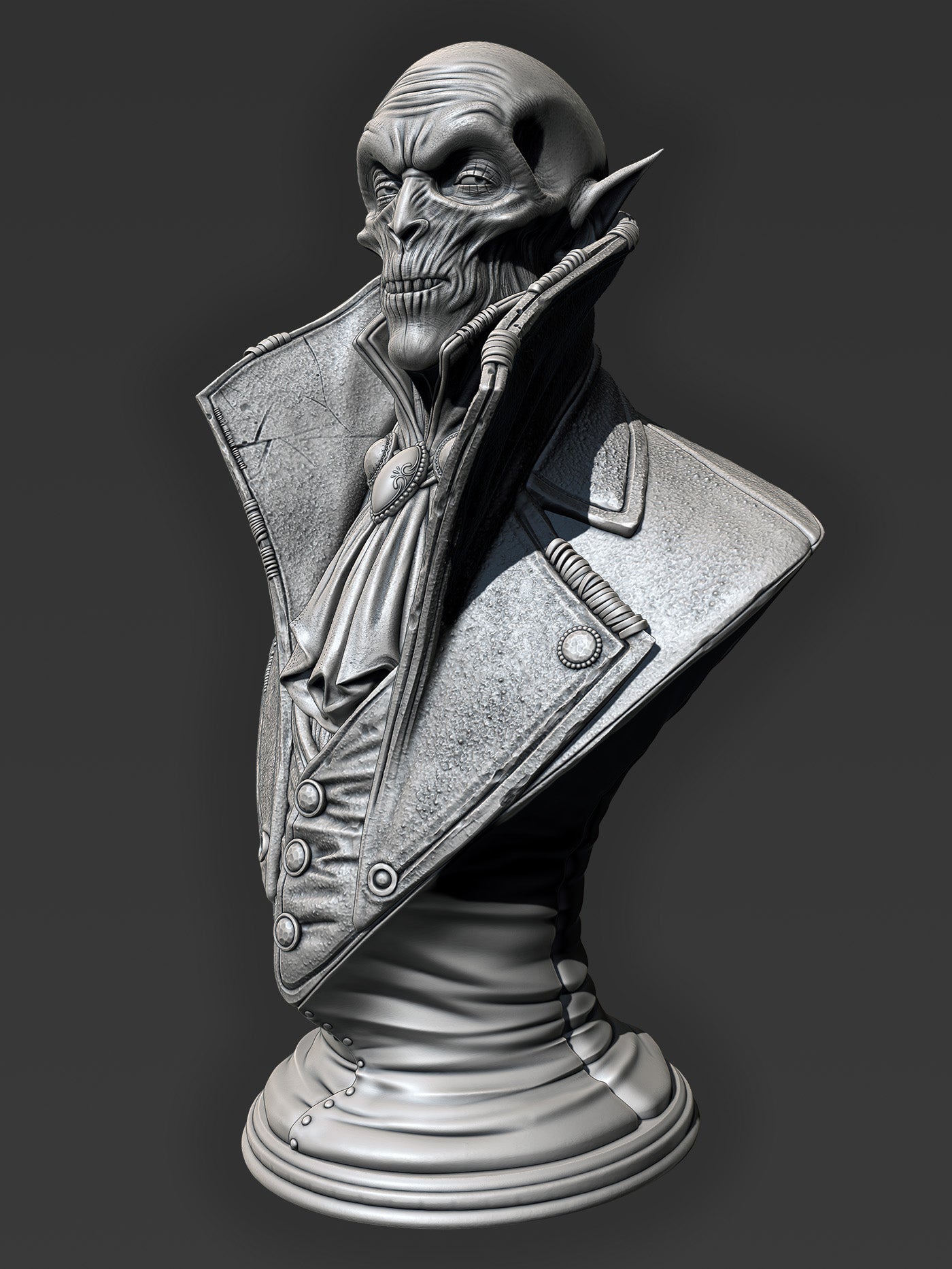 Nosferatu Bust (Fan Art) 110mm or 190mm - 3D Print